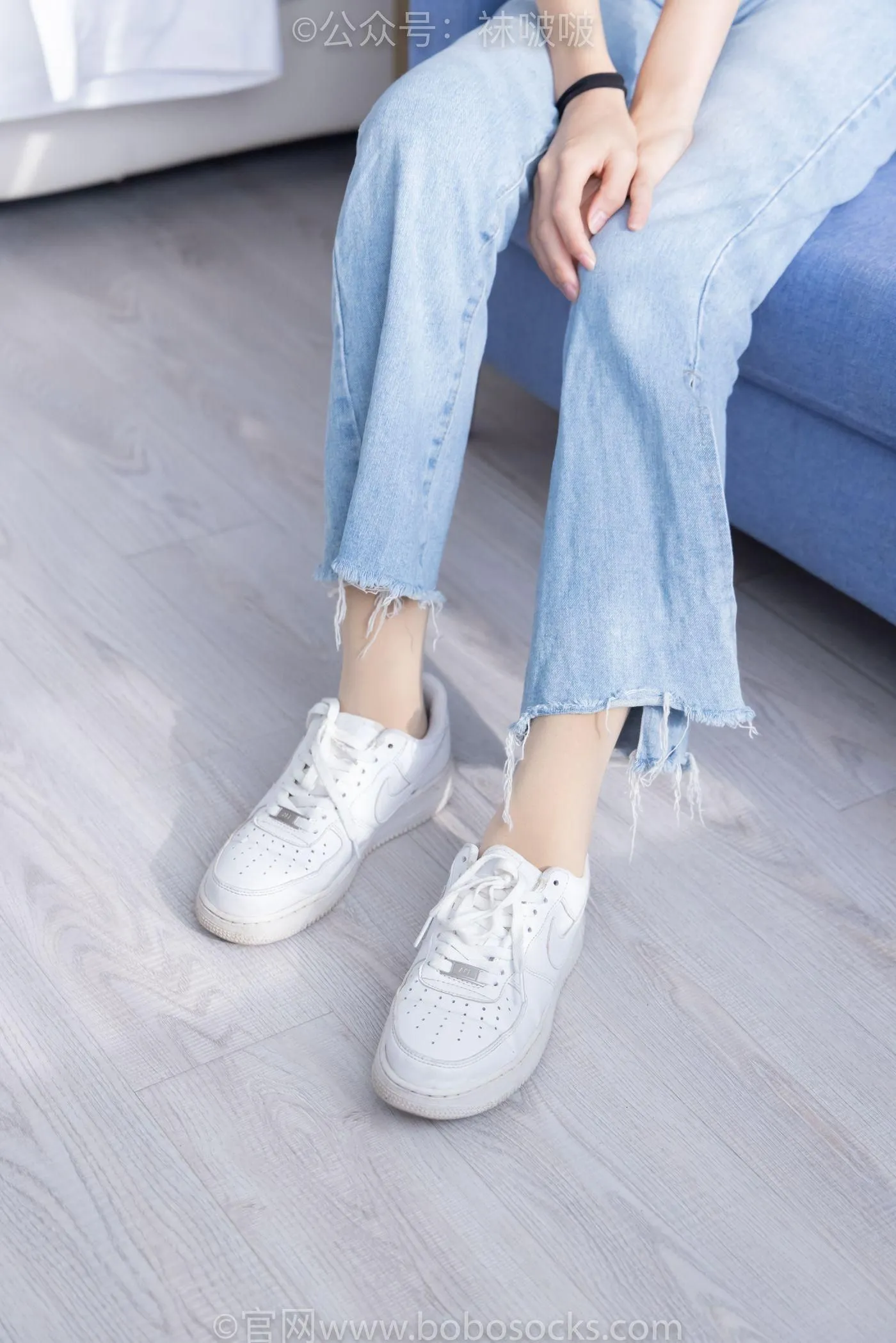 [BoBoSocks袜啵啵]NO.034 瑶瑶-空军一号板鞋、特旧厚肉丝 [131P]插图9
